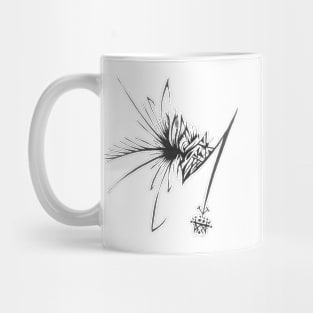 144 Unique Black White Abstract Mug